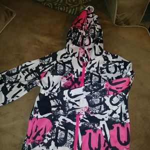 Under armour zip up jacket size small womens